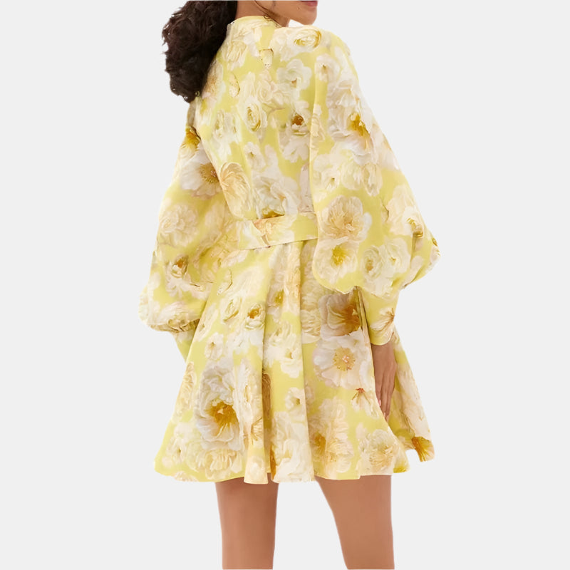 Sleeve Holiday Swing Dress
