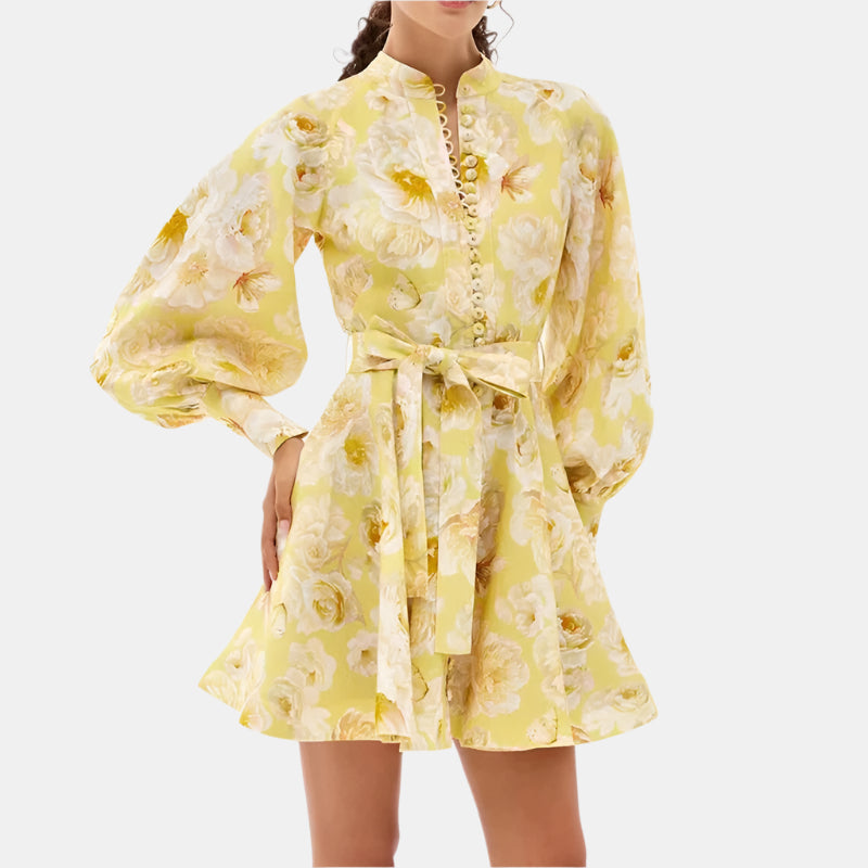 Sleeve Holiday Swing Dress